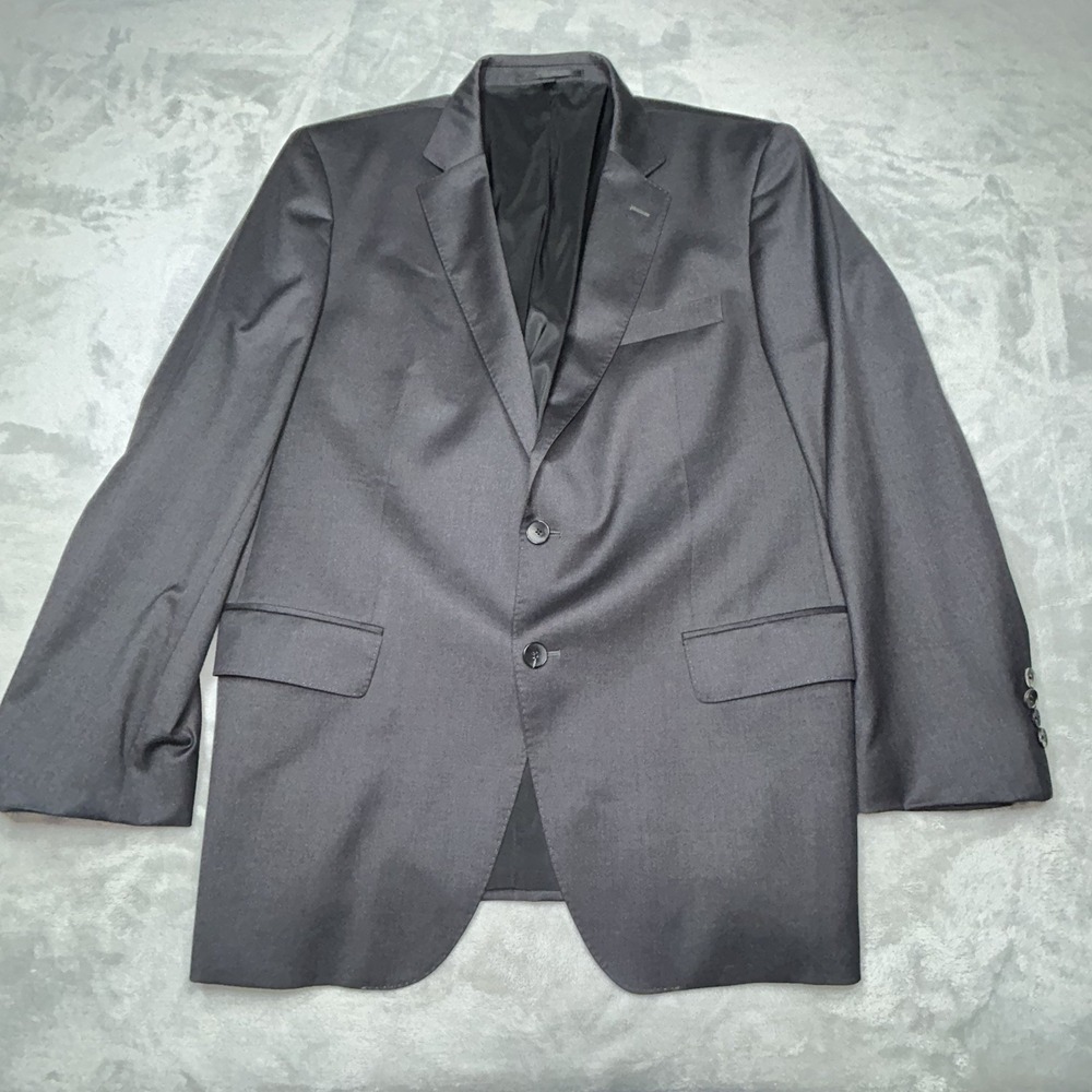 Hugo Boss Blazer 46R Super 120 Wool Trabaldo Togna Italy Sport Coat Mens